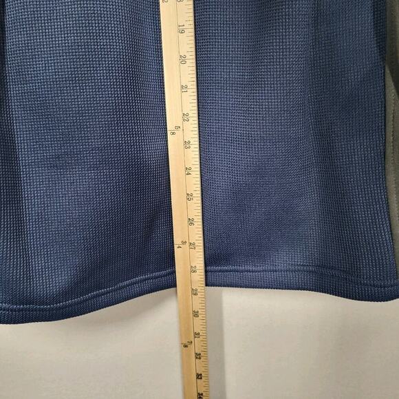 NFL Houston Texans Men’s M 1/4 Zip Pullover Blue Football Waffle Knit NEW - Picture 16 of 16